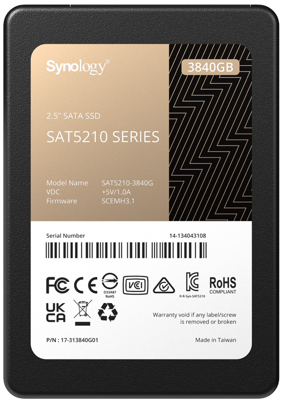 Synology SSD 2.5” SATA 3840GB