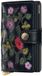 Secrid Miniwallet Stitch Floral Creditcardetui 6cc 10.2 cm RFID (zwart)