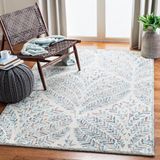 Safavieh Bohemian Indoor Hand Tufted Abstract Collection, ABT340, in Ivory / Charcoal, 60 X 91 cm