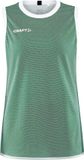 Craft Progress Reversible Basket Singlet W 1911110 - Team Green/White - S