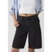 Levi's denim wide leg regular waist short black denim