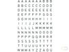 HERMA Etiket 4154 5mm letter A-Z noir sur transparent