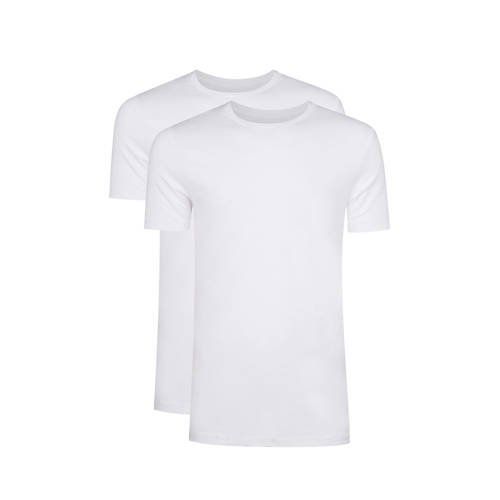 WE Fashion T-shirt - set van 2 - wit