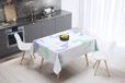 Bonamaison Tafelkleed, Anti-Mold, Sneldrogend, Waterdicht, 100% Polyester Tafellaken, Willekeurig patroon, 140 x 140 Cm
