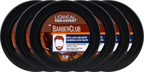 L'Oréal Paris Men Expert Barber Club Wax - 6 x 75ml - Warrige Look
