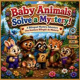 Baby Libri GmbH Baby Animals Bilingual Adventures- Baby Animals Solve a Mystery