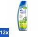 Head & Shoulders - Anti-Roos Shampoo - Pure Intense - Oil Control - 250 ml - 12 stuks