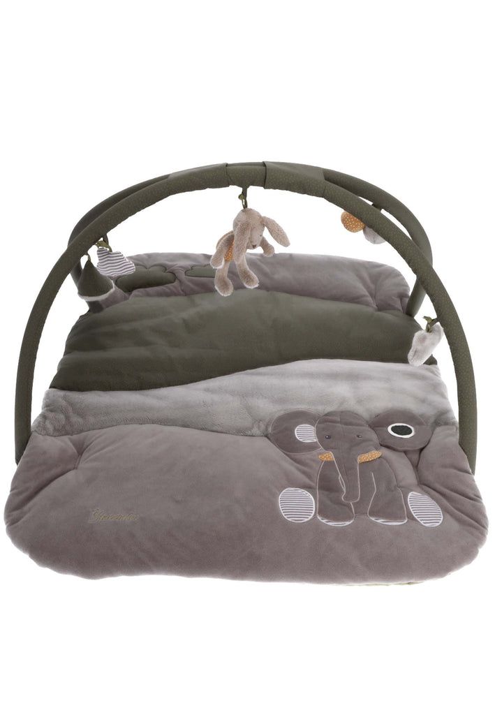 Sterntaler Eddy - Babyspeelmat - Grijs - Katoen/Polyester - 100x100 cm