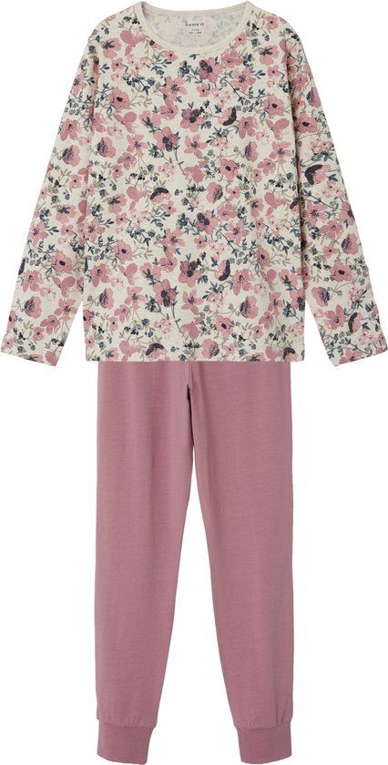 Name It Nkfnightset Nostalgia Flower Onderbroek - Roze - Maat 134/140
