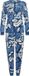 Pastunette Blue Bloom Pyjama/Huispak Velours Blauw Maat 52