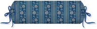 Pip Studio Rosa Rani Roll Cushion Sierkussen - 22 x 70 cm - Donkerblauw