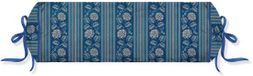 Pip Studio Rosa Rani Roll Cushion Sierkussen - 22 x 70 cm - Donkerblauw