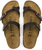 Birkenstock Mayari Teenslipper Geolied Leer Bruin 44 Unisex