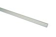 Gardinia Onderste frame voor paneelgordijn Atlanta, incl. bevestiging, lengte: 60 cm, om vast te schroeven, aluminium, zilver