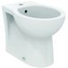 Ideal Standard Eurovit universeel vloerbidet voor installatie met wanddraad, wit