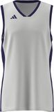 adidas heren Mens Pulse Speed Bball Jersey Shirt, white/team colleg purple, L Tall
