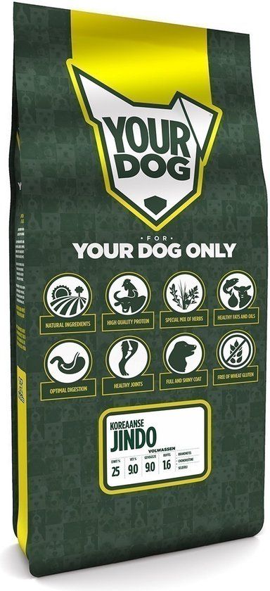 Yourdog Koreaanse Jindo Adult Hondenvoer 12kg