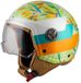 NZI Zeta 2 Casque jet Vert mat Feuilles XL