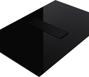 NOVY 1861 - 80cm Black Built-in Induction Cooktop with Integrated Ventilation