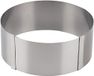APS Taartring, traploos verstelbare bakring, taartring van roestvrij staal, keukenhulp voor het bakken, taartring met diameter 16,5-32 cm, hoogte 7 cm