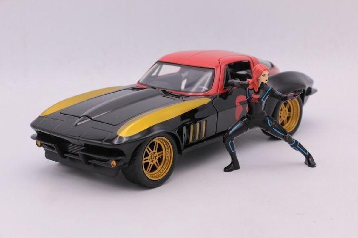 JADA Chevy Corvette 1966 Black Widow