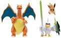 Jazwares Pokémon Figure 3-Pack Eevee, Sirfetch'd & Charizard Mini-Figuur