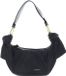 Coccinelle Leren handtas schoudertas Furoshiki Handbag puffy Smooth Leather Noir zwart