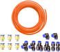 ONF3 Tuyau pneumatique en PU de 10 mètres orange