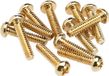 Fender Switch/PU Screws Set of 12 Gold - Gitaaronderdeel