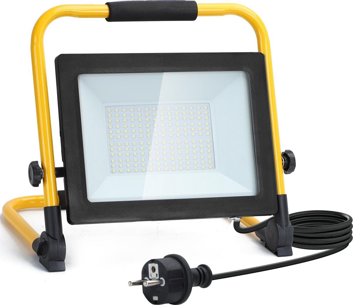 Aigostar 13VRT LED Werklamp - IP44 Stootvast - 100W 9000 Lumen - 6500K Daglicht wit - Incl. 150 cm aansluitstekker