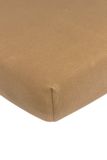 Meyco Home Uni hoeslaken tweepersoons - toffee - 160x200cm