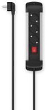 Hama Stekkerdoos - 3-voudig - 3m kabel - aluminium