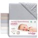 babybay Jersey hoeslaken Deluxe dubbelpak geschikt model, origineel grijs
