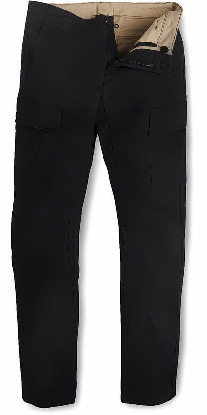 Vintage Industries FERRON PANTS Heren Stoffen broek - zwart - 32