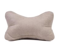 Gözze - Knuffelzacht leeskussen Darco, ideaal als bankkussen of leesbot, 40 x 25 cm - taupe