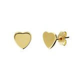 Lucardi Kinder 14 karaat gouden oorbel hart