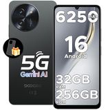 DOOGEE Note 59 Pro 5G smartphone (zonder contract, Android 15), 32 GB + 256 GB (uitbreidbaar tot 2 TB), Octa-Core-processor, 6,75 inch HD+ display (120 Hz), 6250 mAh accu, 16 MP + 8 MP camera, 8,6 mm