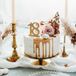 Party-Decoration Verjaardagskaars 18 Jaar Goud Glitter