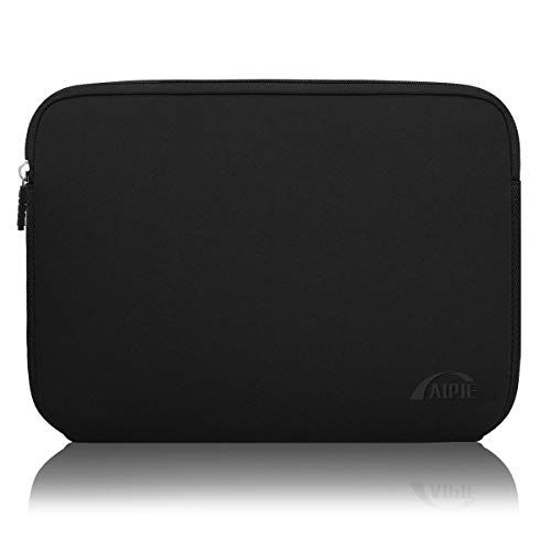 AIPIE Laptophoes 13-13,3 inch Notebookhoes Bump Absorberende Aktetas Draagtas Compatibel met MacBook, Acer, Asus, Dell, Lenovo, Microsoft, HP Duurzame Laptop Cover (Zwart, 13,3 inch)
