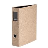 S.O.H.O. Rössler Papier S.O.H.O. 1317452399 map DIN A4 met hefboommechanisme en rugetiket, rugbreedte 85 mm, cacao 285 x 320 mm