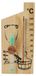 Merkloos Inovra - Saunathermometer Zandloper - Sauna Thermometer met Hygrometer - Wandmontage - Temperatuurbereik 0-140℃ - Nauwkeurigheid ±2℃ - Gouden Houten Frame - Saunatimer