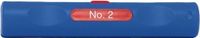 WEICON Coax-Stripper 2 – Striptang Blauw/Rood – Polyamide/Staal
