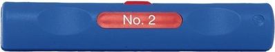 WEICON Coax-Stripper 2 – Striptang Blauw/Rood – Polyamide/Staal