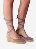 Toni Pons Valenciaanse espadrille met wigvormige zool en nerven | CALONGE