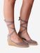 Toni Pons Valenciaanse espadrille met wigvormige zool en nerven | CALONGE