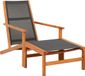 Eucalyptus fauteuil avec repose-pieds