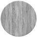 vidaXL - Plateau de table - Ø 30 x 1,5 cm - Rond - Bois traité - Gris Sonoma