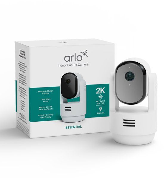 Arlo Essential3 2K PTZ beveiligingscamera voor binnen
