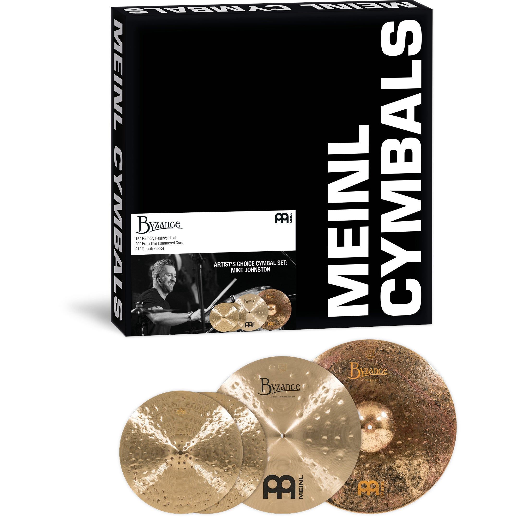 Meinl A-CS6 Artist's Choice Cymbal Set - Mike Johnston - Bekkenset 15-20-21
