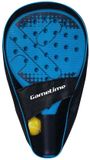 Gametime Padel set 2 rackets met bal en opbergtas